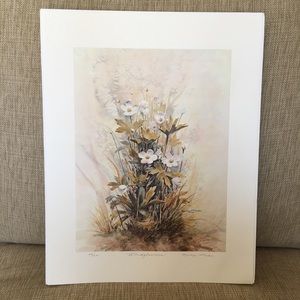 “Windflowers" print, 11 x 14